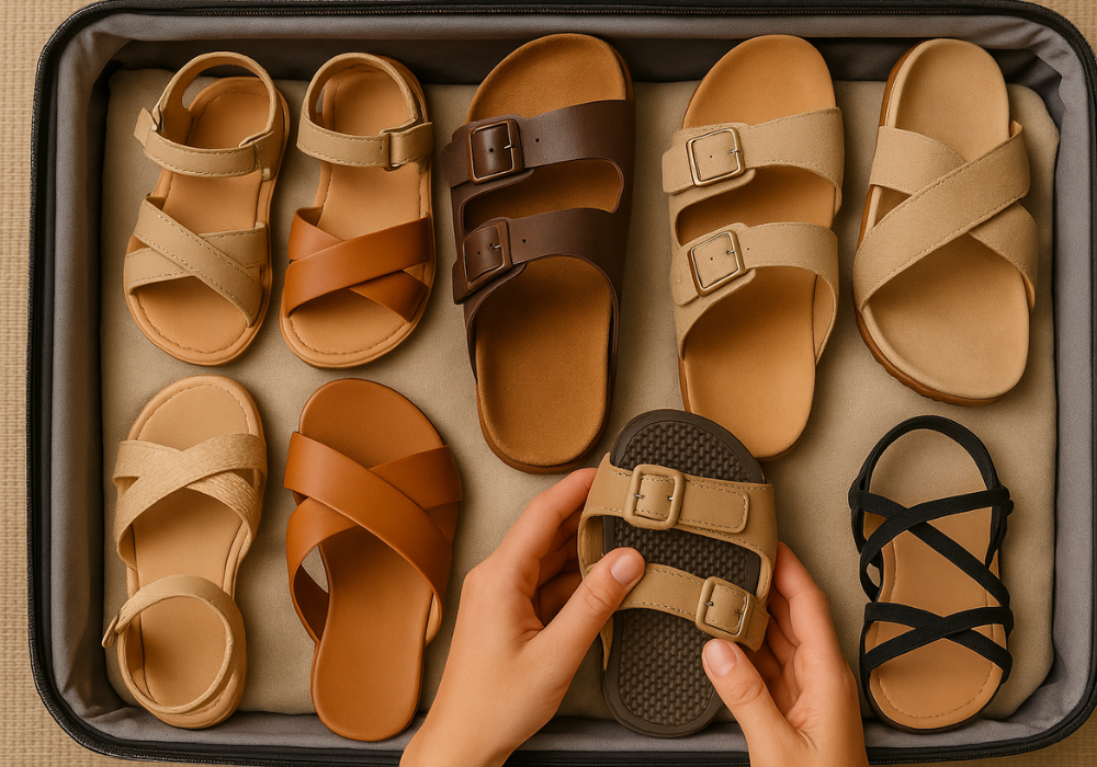 calzado para vacaciones